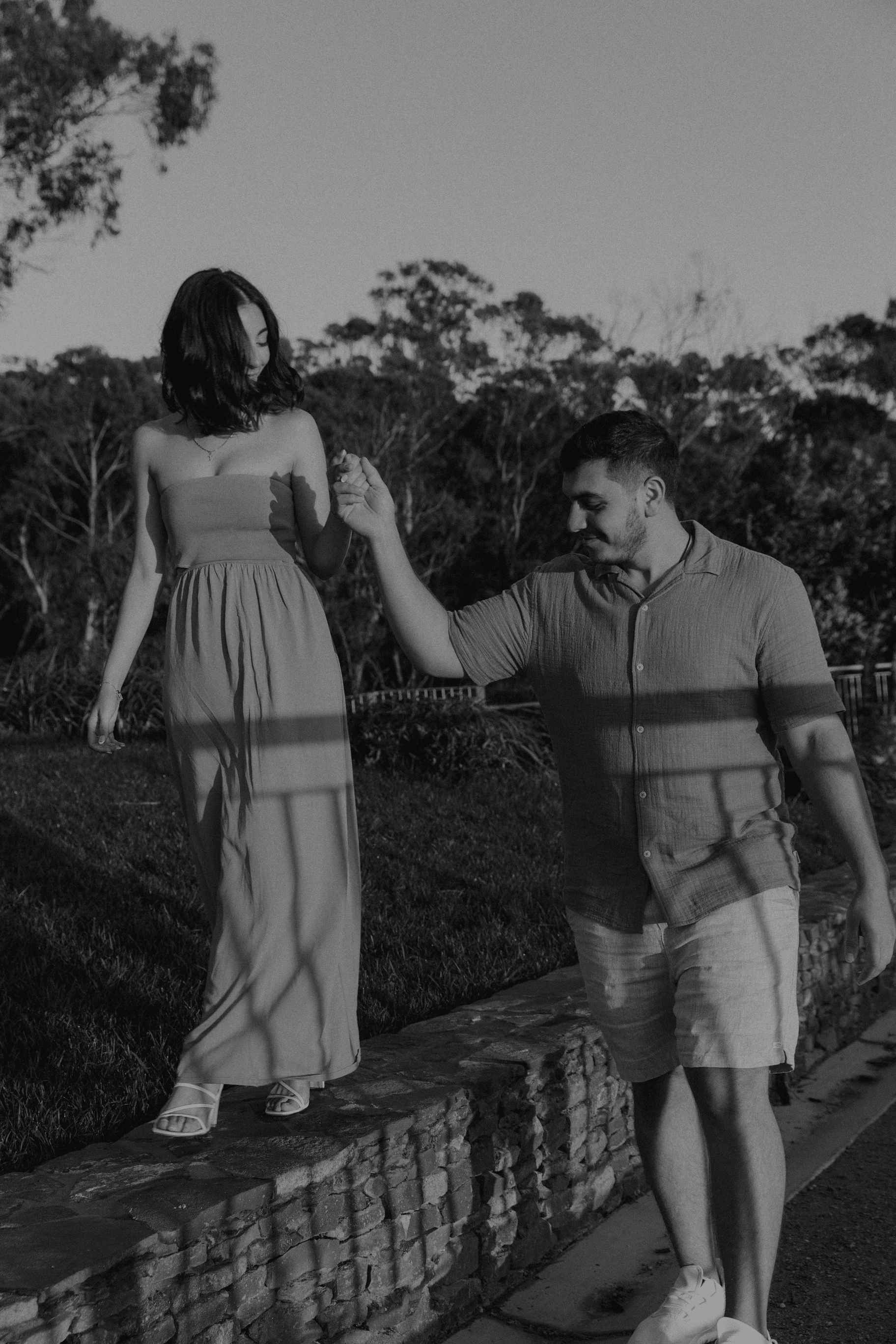 Jayden and Jamelle walking